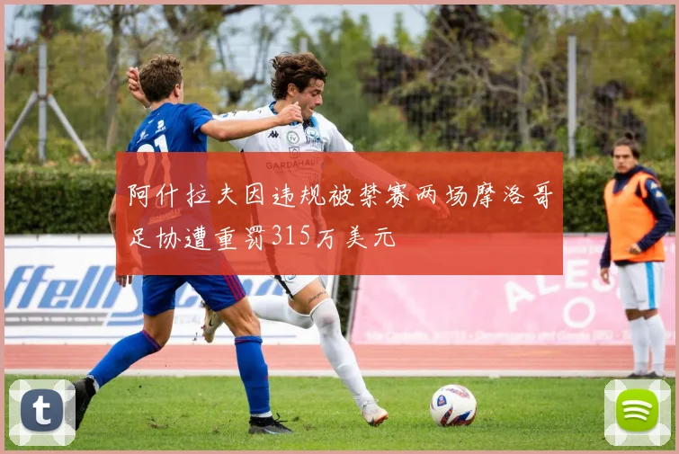 阿什拉夫因违规被禁赛两场摩洛哥足协遭重罚315万美元